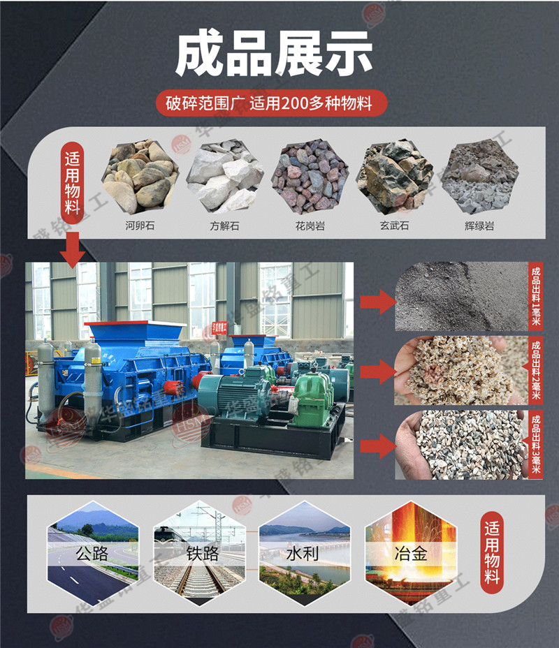 對輥制砂機(jī)適用物料 對輥制砂機(jī),對輥式制砂機(jī)價(jià)格,雙輥制砂機(jī),大小型制砂設(shè)備廠家